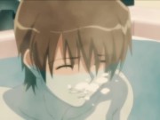 Green Haired Beauty With Big Tits Loves To Fuck In The Bathroom 1/16