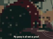 Green Haired Beauty With Big Tits Loves To Fuck In The Bathroom