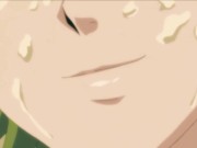 Green Haired Beauty With Big Tits Loves To Fuck In The Bathroom 3/16