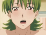 Green Haired Beauty With Big Tits Loves To Fuck In The Bathroom 5/16