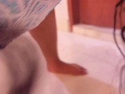 Big Ass Arab Muslim Maid Cleaning My Room Then I see Her Huge Naked Ass & Start Handjob 14/16