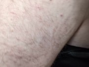 Cuming on Girlfriend's Super Soft Vegan Leather Pants 12/16