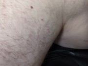 Cuming on Girlfriend's Super Soft Vegan Leather Pants 13/16
