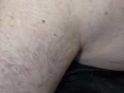 Cuming on Girlfriend's Super Soft Vegan Leather Pants 15/16