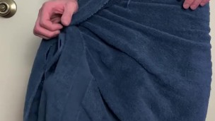 Sexy Towel Striptease After A Hot Shower