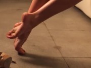 Spy on the Beautiful Ryan Keely as She Strips, Spits on Her Tits & Masturbates in a Sheer Dress 10/16