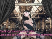 HENTAI Aibu。廃墟。セクシーな衣装。電動バイブでオナニー。 12/16