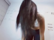 My husband pays for a personal trainer who makes me sweat...