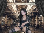 HENTAI Aibu。廃墟。セクシーな衣装。マネキンとSEX 6/16