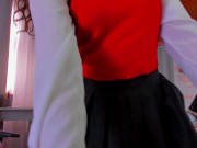 I use my BIG DILDO to show you how I release school stress with a BIG WET ORGASM 2/16