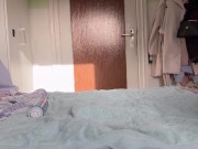 Huge Labia Teen fucks herself to orgasm with whip cream! 8/16