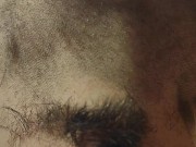 Shaving my head with an electric razor