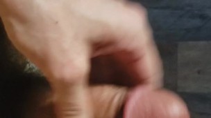 Femboy jacks off her pathetically small dick and cums on himself