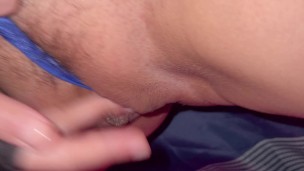 I rubbed my panties on my clitoris and had an orgasm