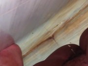 Single BBW Hot Girl After Sex She is Pee in Public Toilet - hairy Big Pussy 4/16