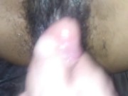 Petite Ebony GF leaking everywhere 15/16