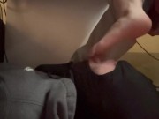 Girlfriend has foot slave worship her under desk 8/16