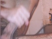 slight and strong shaking too close up sitting in the shower until exploding cumshot 9/16