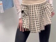 Trying on clothes in the fitting room 1/16