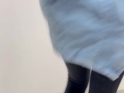 Trying on clothes in the fitting room 15/16