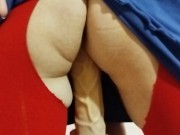 LOVE TO FUCK WITH MY LONG DILDO IN MY DRESS 14/16