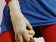 LOVE TO FUCK WITH MY LONG DILDO IN MY DRESS 7/16