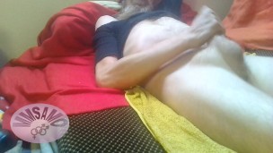 Memyselfandmyown jerking off in front of webcam, horny sweaty skinny body intense moaning orgasms