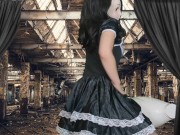 HENTAI Aibu。廃墟。メイド。マネキンでオナニー。 2/16