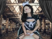 HENTAI Aibu。廃墟。メイド。マネキンでオナニー。 3/16