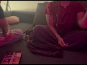 Teaser de notre nouvelle vidéo : on test le jeu « dis moi » version hot 🔥 ça c’est de la baise 🤤💦 2/16