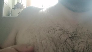 Nipple Rubbing after they Get So Wet