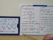 Which triangle satisfies the equation below?[JapanMath](Lesbian) 6/16
