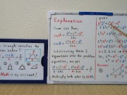 Which triangle satisfies the equation below?[JapanMath](Lesbian) 8/16