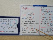 Which triangle satisfies the equation below?[JapanMath](Lesbian) 9/16