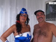 Mature Italian Slut Analyzed By Four Guys in Raunchy GangBang - AMATEUR EURO 1/16