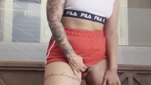 💦Pissing On The Street, A Stranger DISCOVER ME😳