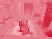 Precious Natassia Dreams & Bodgar anal conection + strap in front of GIANT DILDO 11/16