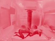 Precious Natassia Dreams & Bodgar anal conection + strap in front of GIANT DILDO 12/16