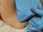 FINGERING, OPENING AND MASTURBATING MY PINK PUSSY FOR U,close up view 9/16