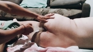 Usando Dildo no meu namorado e depois fodendo ele com vontade