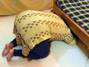 Arab Hot Maid Stuck: Please Hurry Up & Fuck My Big Ass Then Get Me Out Of Under Bed 14/16