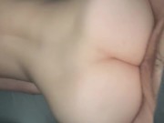 Fucking her raw with her butt plug in 10/16