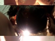 Double Cocks blowjob threesome 14/16