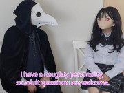 HENTAI Aibu。ベランダ。セクシーな衣装。自分の指でオナニー。 14/16