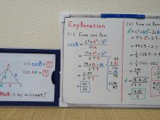 cosB and AD.[JapanMath] 10/16