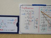 cosB and AD.[JapanMath] 15/16