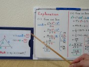 cosB and AD.[JapanMath] 3/16