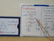 cosB and AD.[JapanMath] 6/16