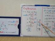 cosB and AD.[JapanMath] 7/16