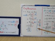 cosB and AD.[JapanMath] 8/16